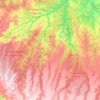 Sapezal topographic map, elevation, terrain