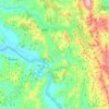 Bashkia Mallakastër topographic map, elevation, terrain