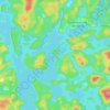 Winnipeg River topographic map, elevation, terrain