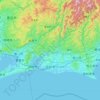 Hamamatsu topographic map, elevation, terrain