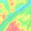 Bedford Hills topographic map, elevation, terrain