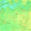 Carrington topographic map, elevation, terrain