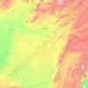 Kandahâr topographic map, elevation, terrain