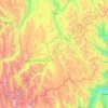 San Miguel de Cauri topographic map, elevation, terrain