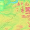 Area L (Lone Butte/Interlakes) topographic map, elevation, terrain