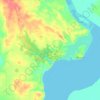 Copper River Topographic Map, Elevation, Terrain