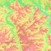 Chuvashia topographic map, elevation, terrain