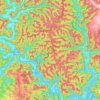 Dharug National Park topographic map, elevation, terrain