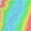 Glacier Lake topographic map, elevation, terrain