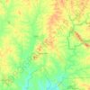 Ibarapa East topographic map, elevation, terrain
