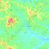Mladenovac Urban Municipality topographic map, elevation, terrain