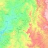 Banswara topographic map, elevation, terrain