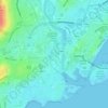 Nun's Island topographic map, elevation, terrain