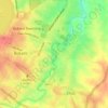 Garga topographic map, elevation, terrain