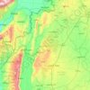 Idlib Governorate topographic map, elevation, terrain