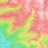 La Gordolasque topographic map, elevation, terrain