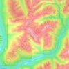 Mount Revelstoke National Park topographic map, elevation, terrain