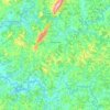 Ibituruna topographic map, elevation, terrain