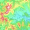 Le Plan-de-la-Tour topographic map, elevation, terrain