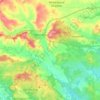 Bere Regis topographic map, elevation, terrain