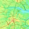 Shinjuku topographic map, elevation, terrain
