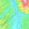 Briennon topographic map, elevation, terrain