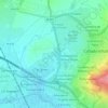 Jazmines topographic map, elevation, terrain