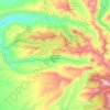 Parque Nacional Tolhuaca topographic map, elevation, terrain