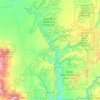 Dirty Devil River topographic map, elevation, terrain