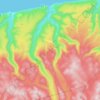Marsoui topographic map, elevation, terrain