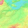 Beauharnois-Salaberry topographic map, elevation, terrain