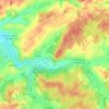 La Romaine topographic map, elevation, terrain