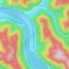 Smithers topographic map, elevation, terrain