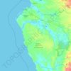 Luanda Province topographic map, elevation, terrain