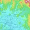 Gombak River topographic map, elevation, terrain