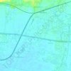 Demen topographic map, elevation, terrain