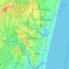 Jersey Shore Region topographic map, elevation, terrain