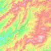 خاص روزگان ولسوالۍ topographic map, elevation, terrain