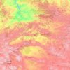 Republik Tuwa topographic map, elevation, terrain