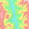 Balsas topographic map, elevation, terrain