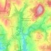 Menthonnex-sous-Clermont topographic map, elevation, terrain