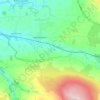 Bentham topographic map, elevation, terrain