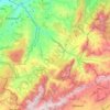 Gámbita topographic map, elevation, terrain