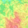 Daugailiai eldership topographic map, elevation, terrain