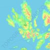 Skye - An t-Eilean Sgitheanach topographic map, elevation, terrain