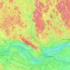 Les Collines-de-l'Outaouais topographic map, elevation, terrain