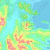 Vilyuchinsk topographic map, elevation, terrain