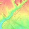 Tillé topographic map, elevation, terrain