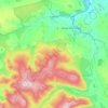 Caldbeck topographic map, elevation, terrain