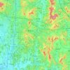 Cheoin-gu topographic map, elevation, terrain